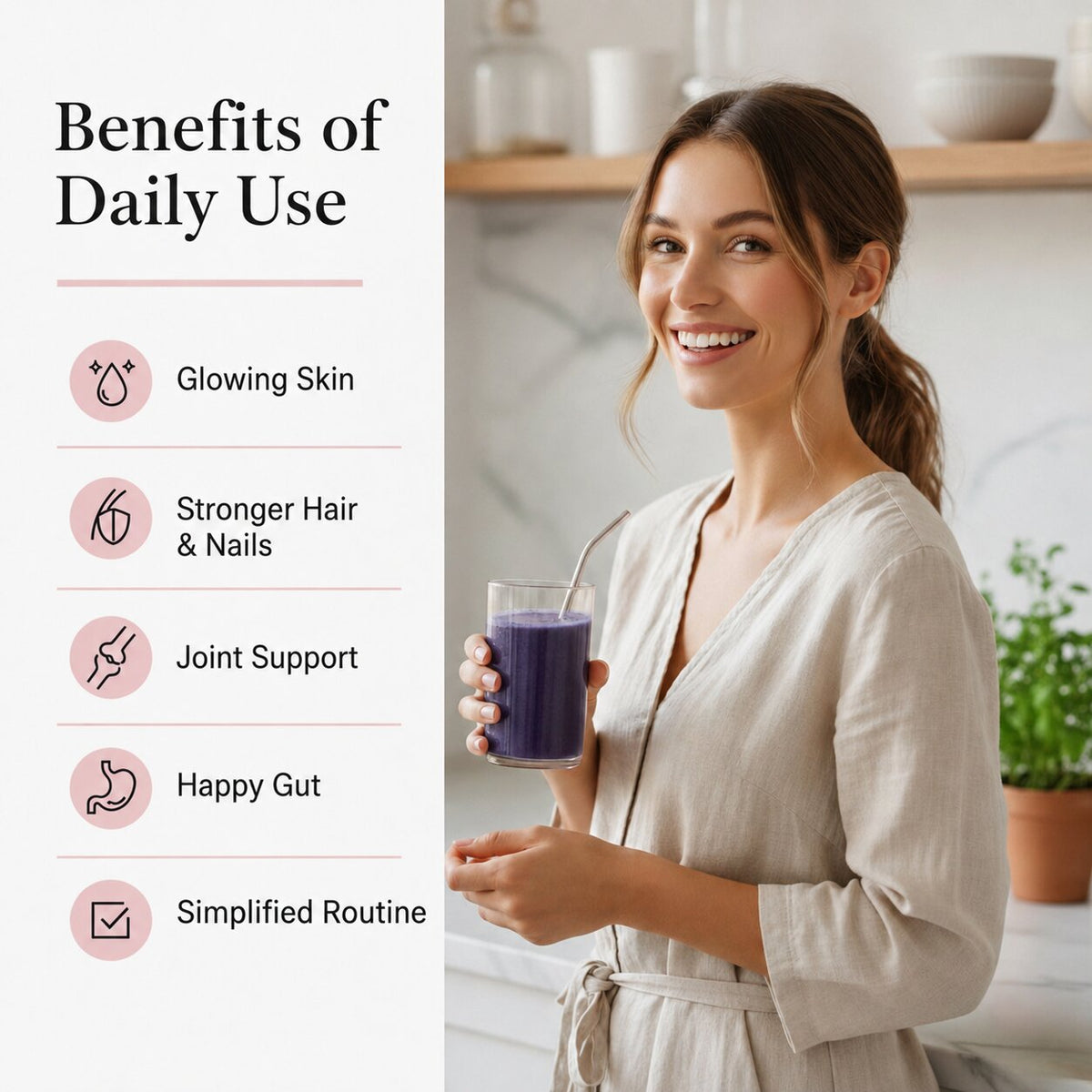 3-in-1 Marine Collagen Glow Matrix™ – Blueberry Joint Collagen Peptides Glowactiv