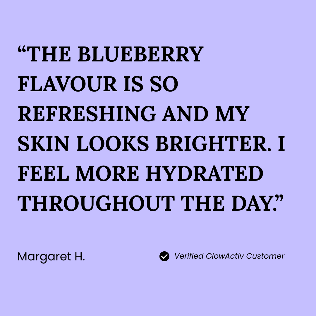 3-in-1 Marine Collagen Glow Matrix™ – Blueberry - Collagen Peptides - Glowactiv
