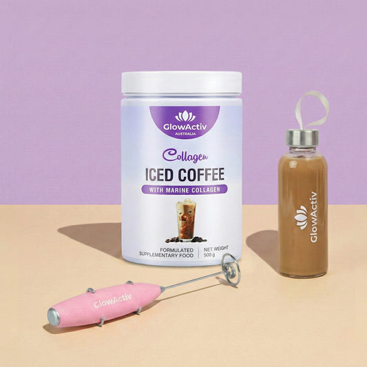3-in-1 Marine Collagen Glow Matrix™ – Iced Coffee - Collagen Peptides - Glowactiv