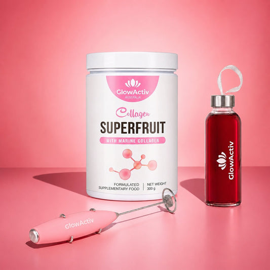 3-in-1 Marine Collagen Glow Matrix™ – Superfruit 300mg Collagen Peptides Glowactiv