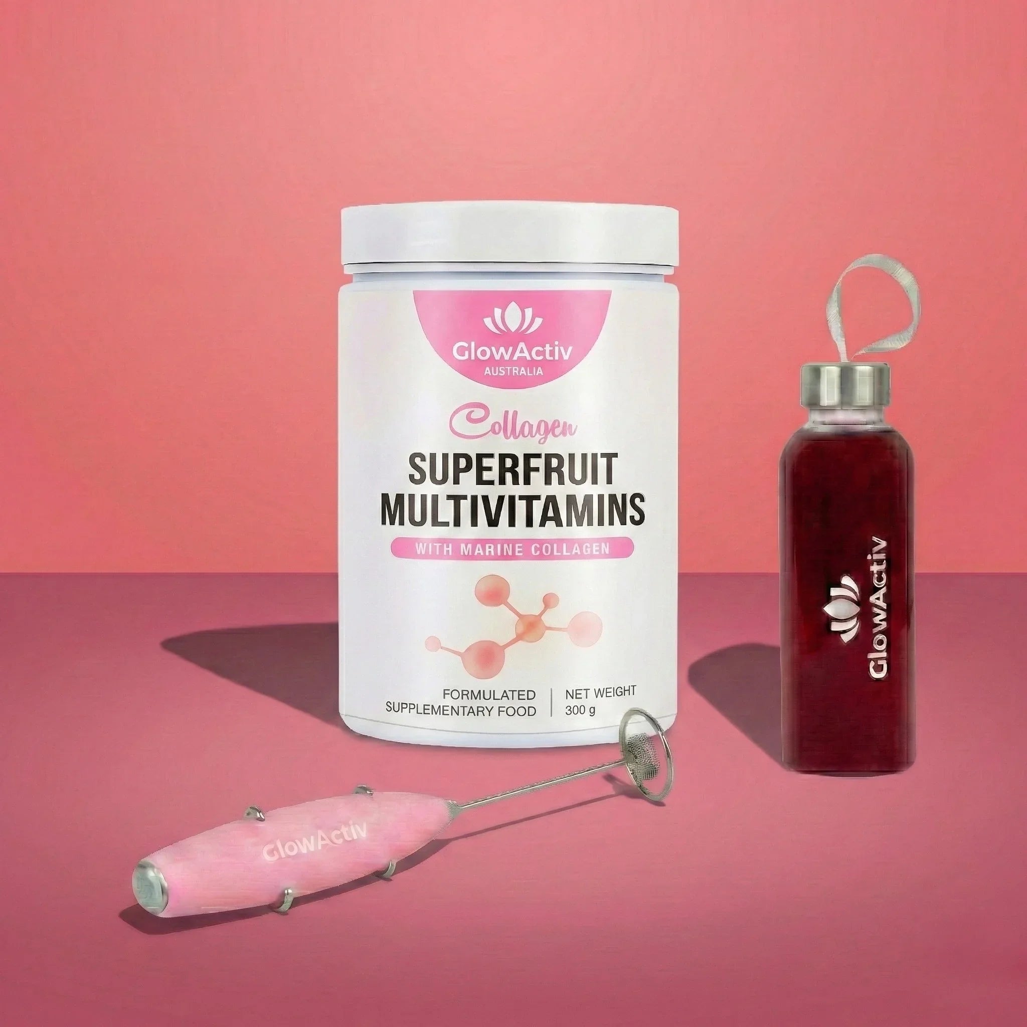 3-in-1 Marine Collagen Glow Matrix™ – Superfruit Collagen Peptides Glowactiv