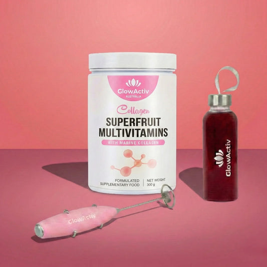 3-in-1 Marine Collagen Glow Matrix™ – Superfruit Collagen Peptides Glowactiv