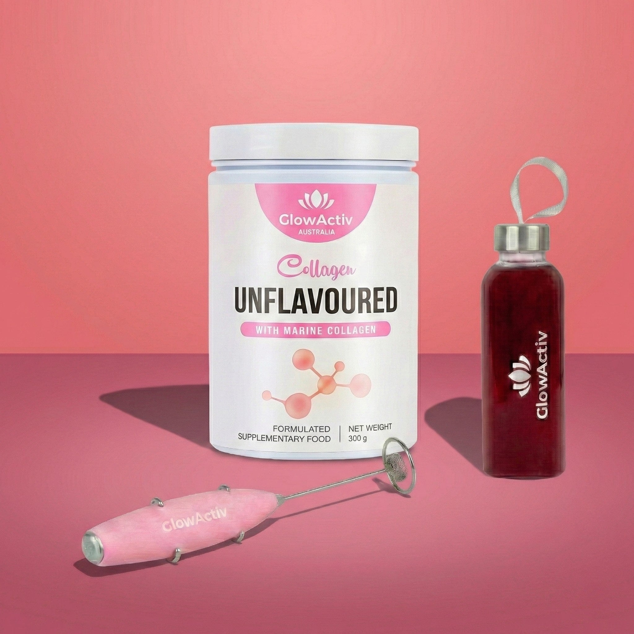 3-in-1 Marine Collagen Glow Matrix™ – Unflavoured - Collagen Peptides - Glowactiv