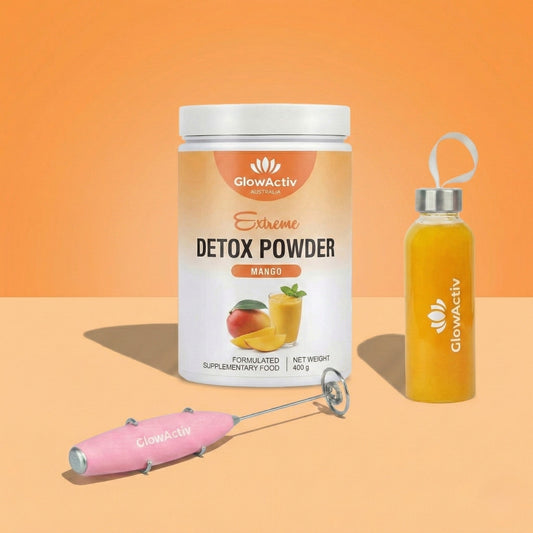 Extreme Detox & Gut Cleanse Powder – Mango - Detox Powder - Glowactiv