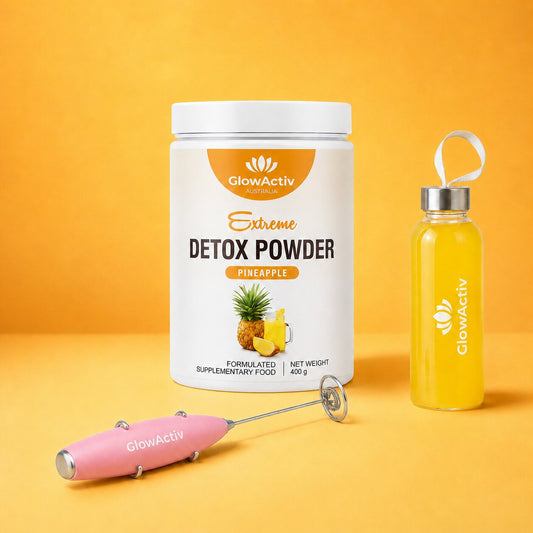 Extreme Detox & Gut Cleanse Powder – Pineapple Detox Powder Glowactiv