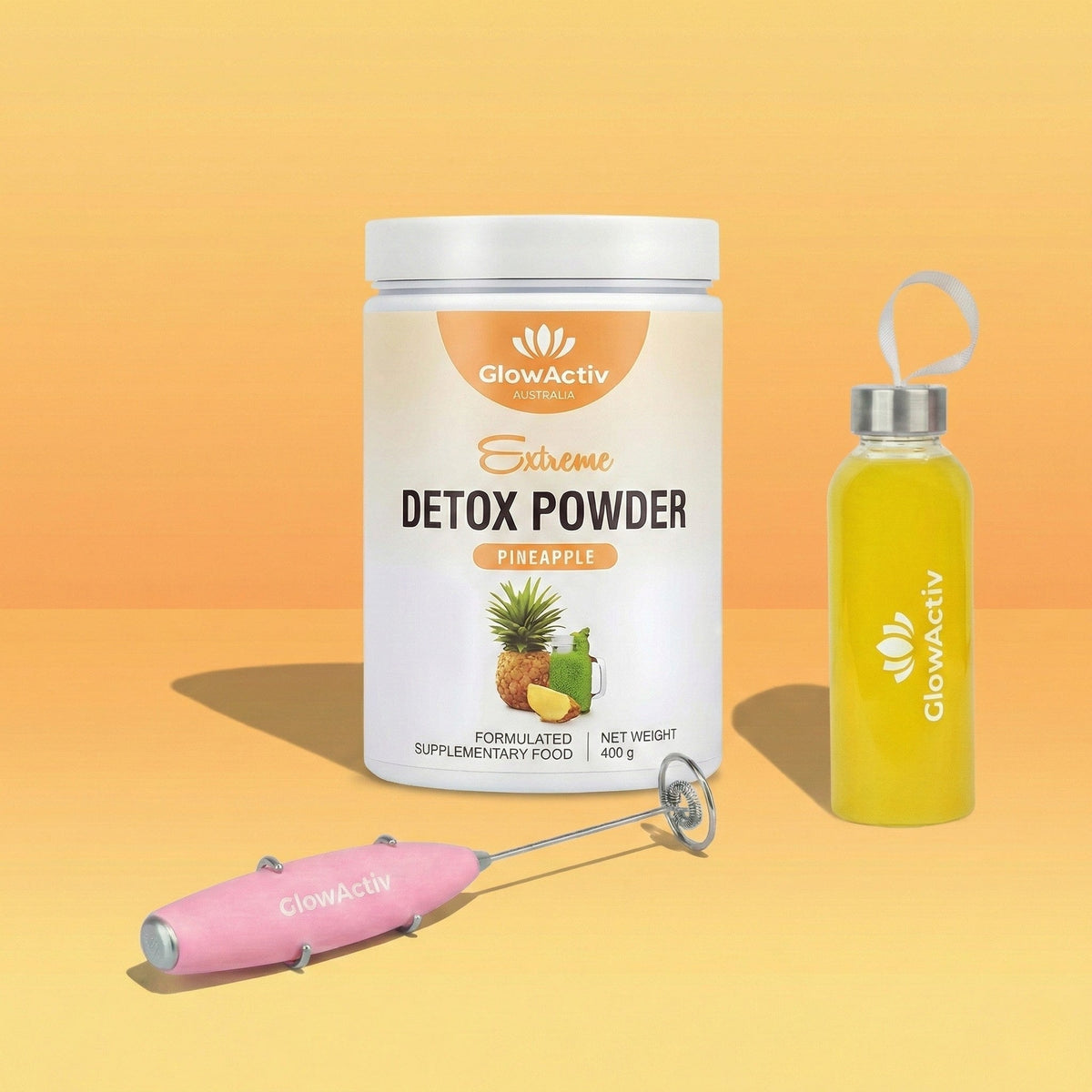 Extreme Detox & Gut Cleanse Powder Pineapple | Glowactiv