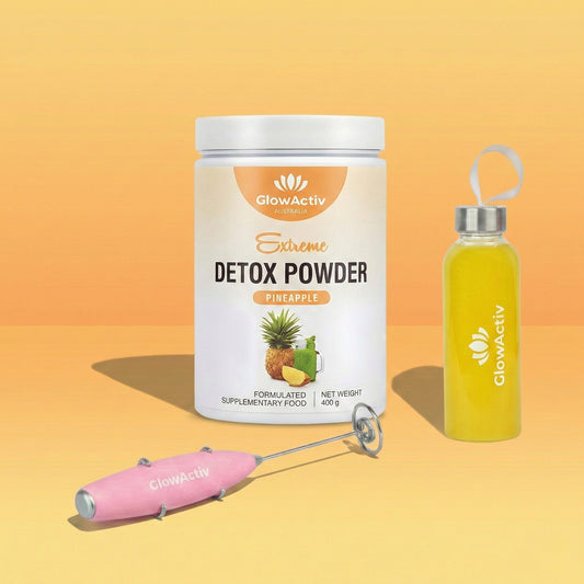 Extreme Detox & Gut Cleanse Powder – Pineapple - Detox Powder - Glowactiv