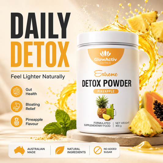Extreme Detox & Gut Cleanse Powder – Pineapple Landing 2 Detox Powder Glowactiv