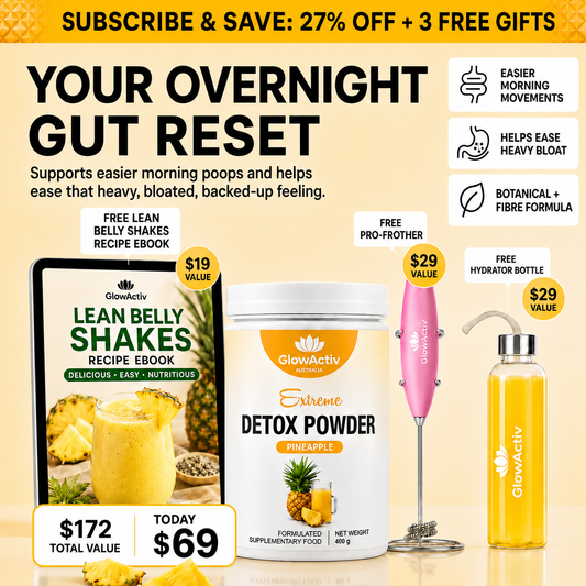 Extreme Detox & Gut Cleanse Powder – Pineapple Landing Detox Powder Glowactiv